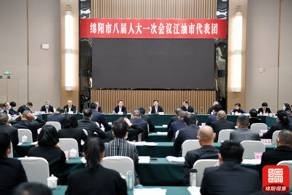 2021年10月27日，羅增斌參加江油代表團(tuán)分團(tuán)討論  張莉 攝.jpg
